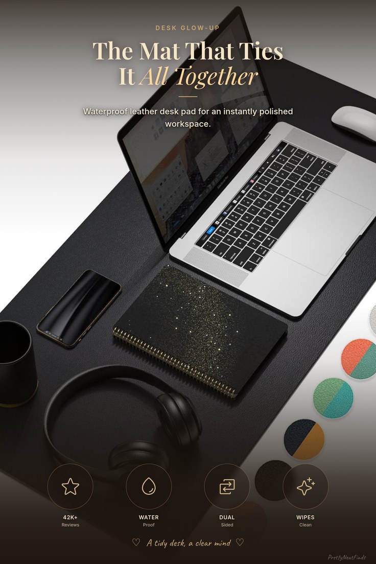 YSAGi PU Leather Desk Pad / Mat (31.5" x 15.7")