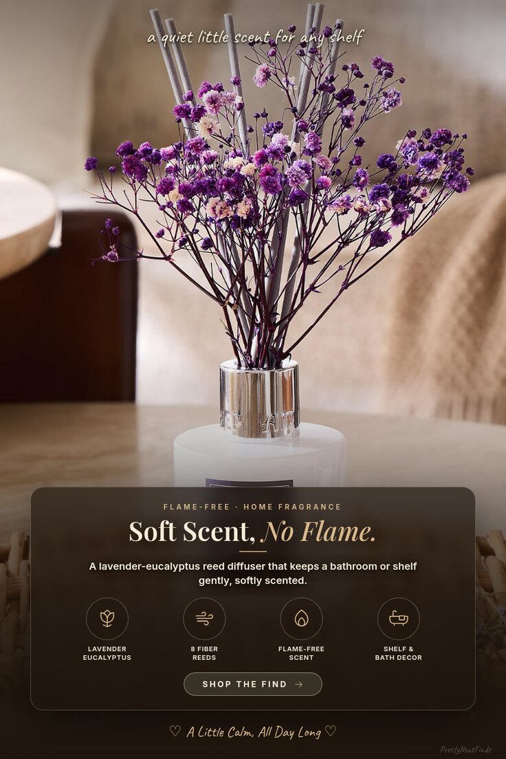 Reed Diffuser Set, Lavender Eucalyptus, 100ml with 8 Reed Sticks
