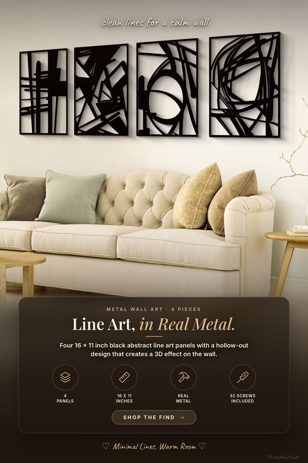 The Warm Minimal Wall Edit: 6 Finishing Touches for One Wall