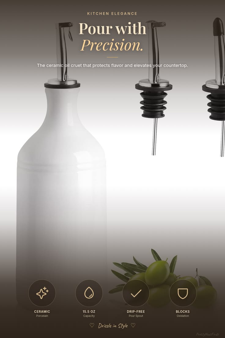 Ceramic Olive Oil Dispenser