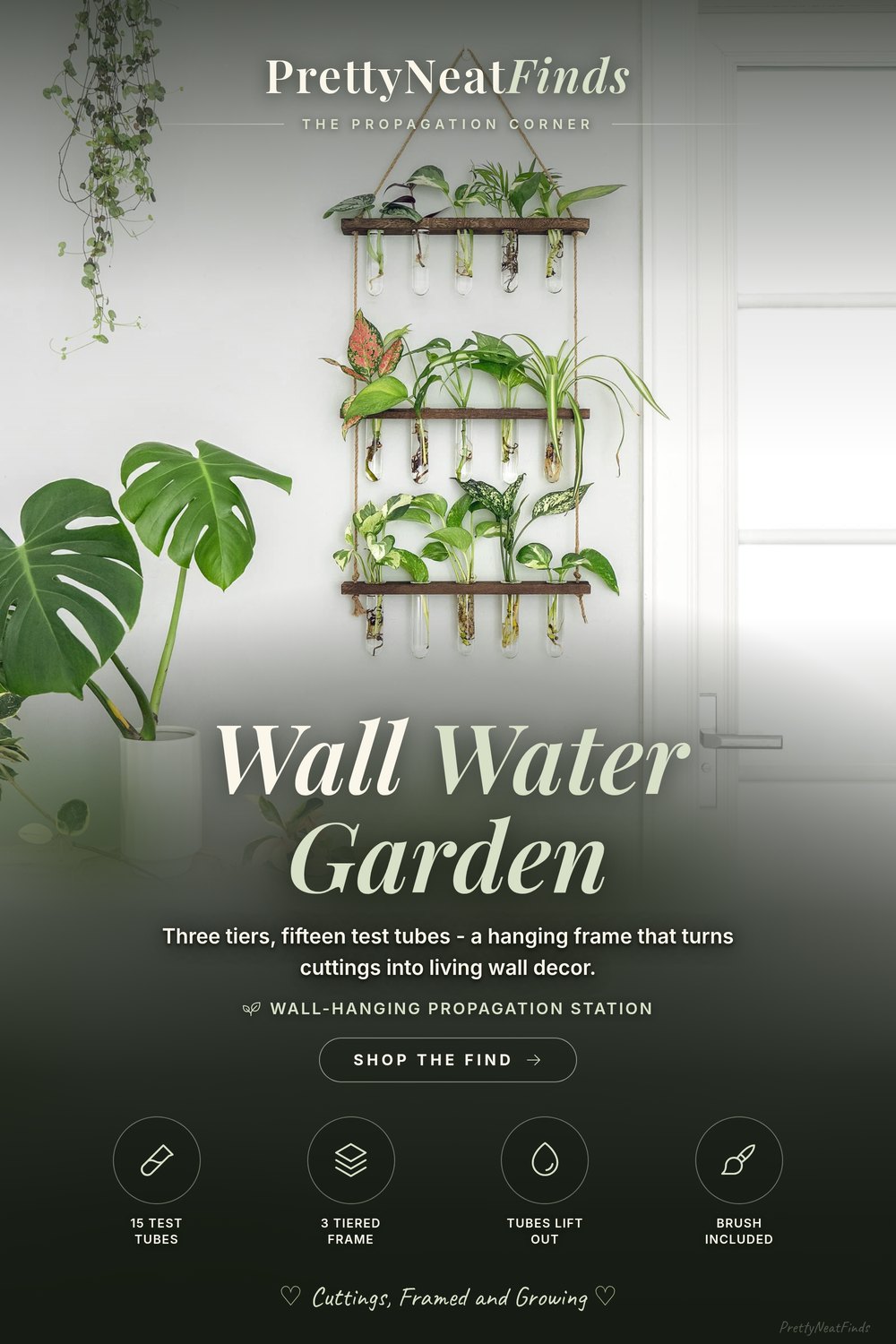 The Propagation Corner: 7 Finds That Turn Cuttings and Small Plants Into Decor