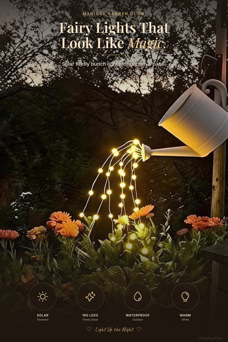 Soltuus Solar Watering Can Fairy Lights (180 LEDs, Warm White)